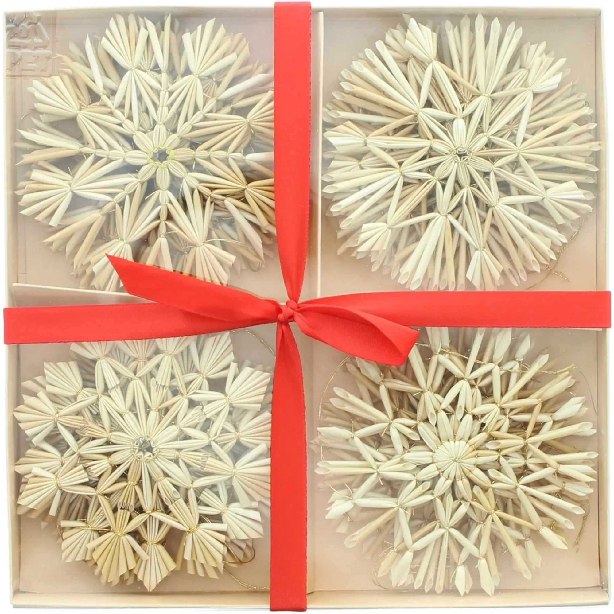 Dekohänger|Baumschmuck|Frank Handels GmbH & Co. KG Strohsterne "Tradition", 20er Set