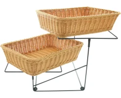 Ladendeko|Auslagekörbe & Regalkörbe|Frank Handels GmbH & Co. KG Stufen-Etagere "Poly"