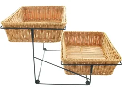 Ladendeko|Auslagekörbe & Regalkörbe|Frank Handels GmbH & Co. KG Stufen-Etagere