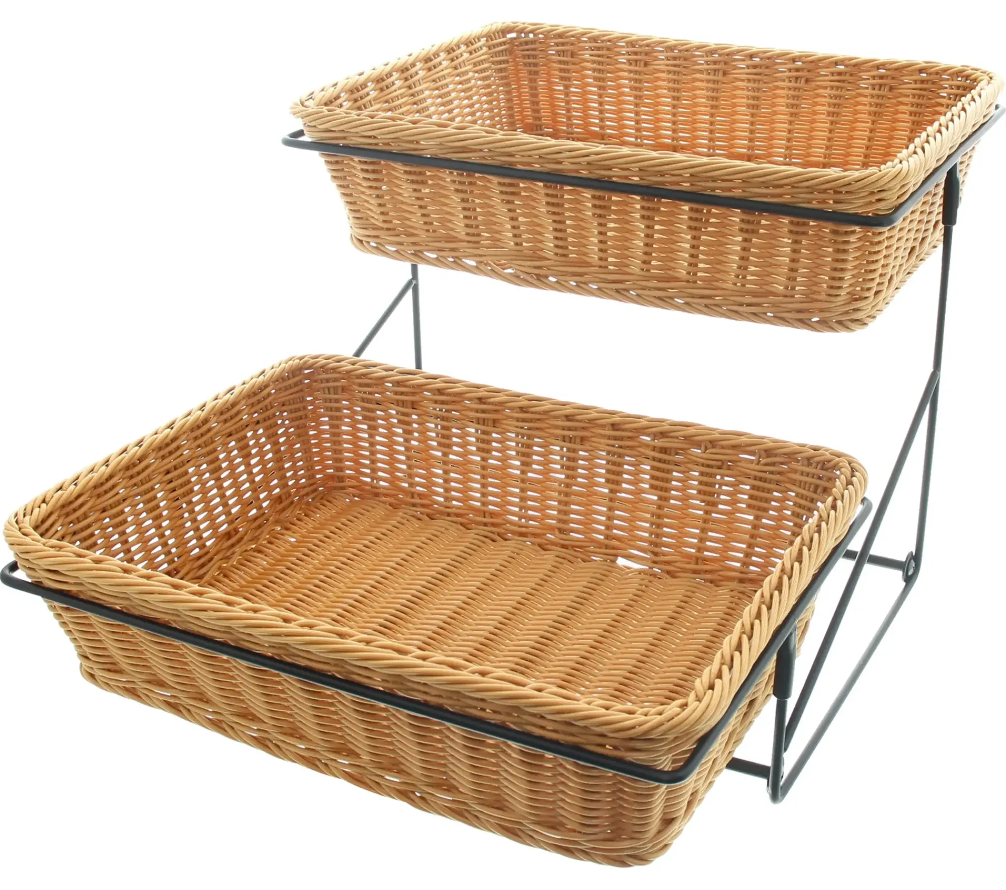 Ladendeko|Auslagekörbe & Regalkörbe|Frank Handels GmbH & Co. KG Stufen-Etagere "Poly"