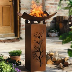 Herbstgarten|Feuerschalen|Frank Handels GmbH & Co. KG Säule