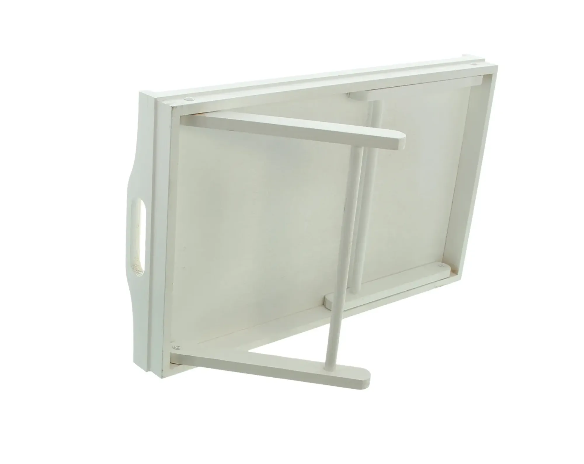 Küche|Tabletts|Frank Handels GmbH & Co. KG Tablett "Simply White" mit Füßen