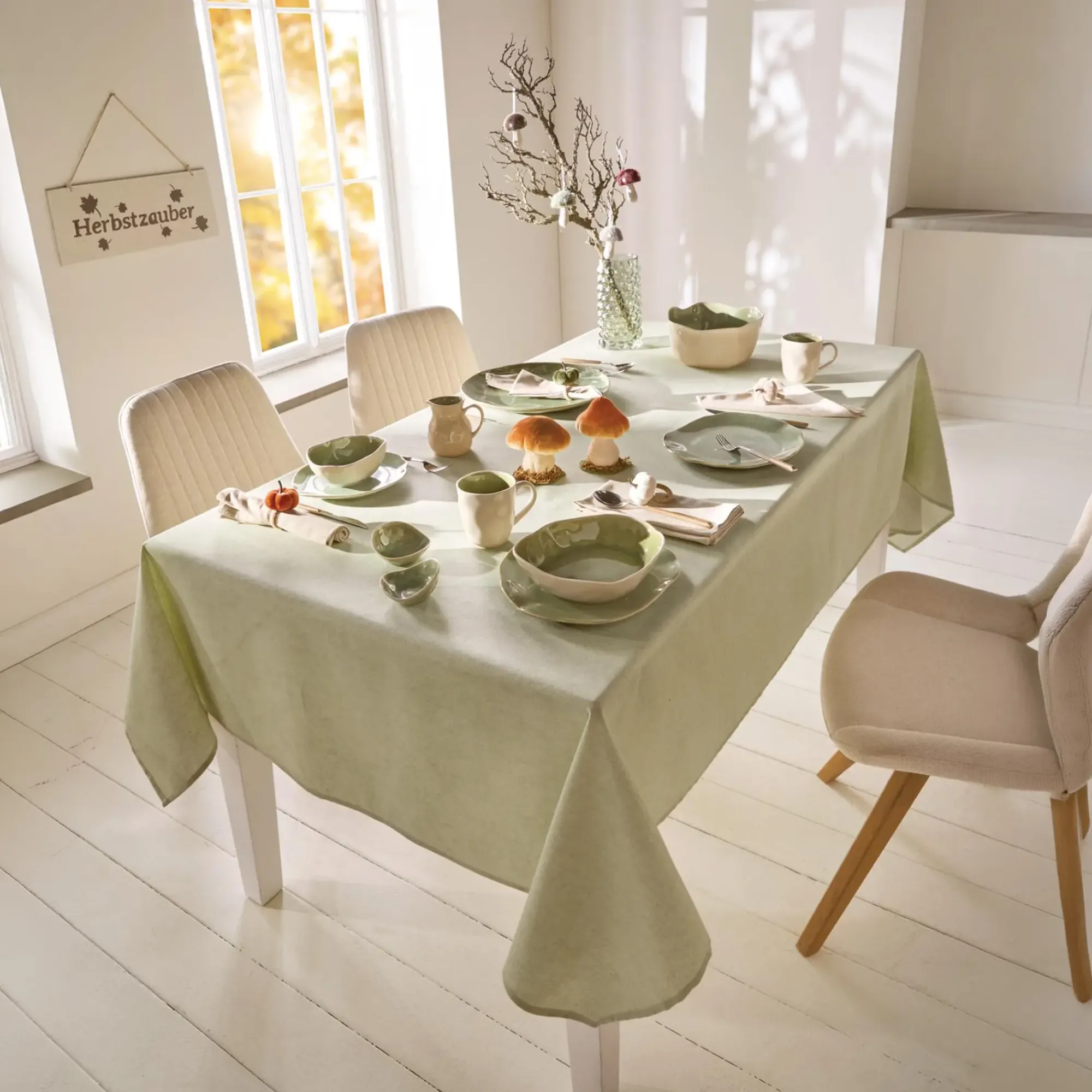 Tafeldecken|Frank Handels GmbH & Co. KG Tafeldecke "Pastellgrün"