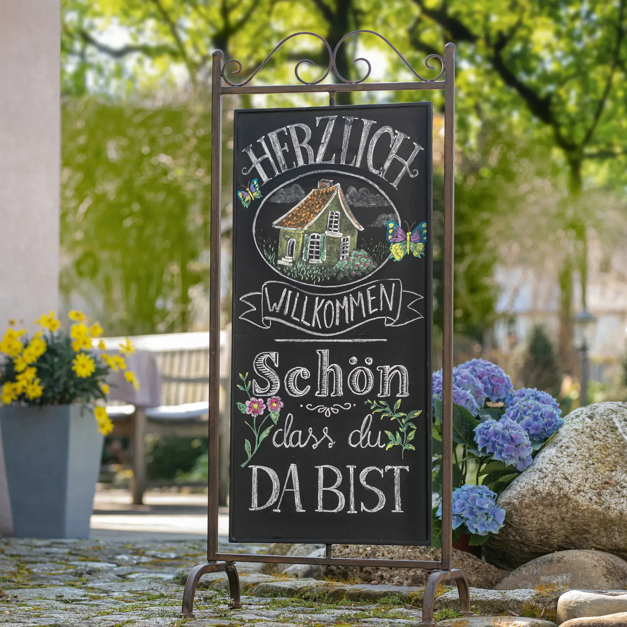 Gartendeko|Frank Handels GmbH & Co. KG Tafel "Nostalgie"