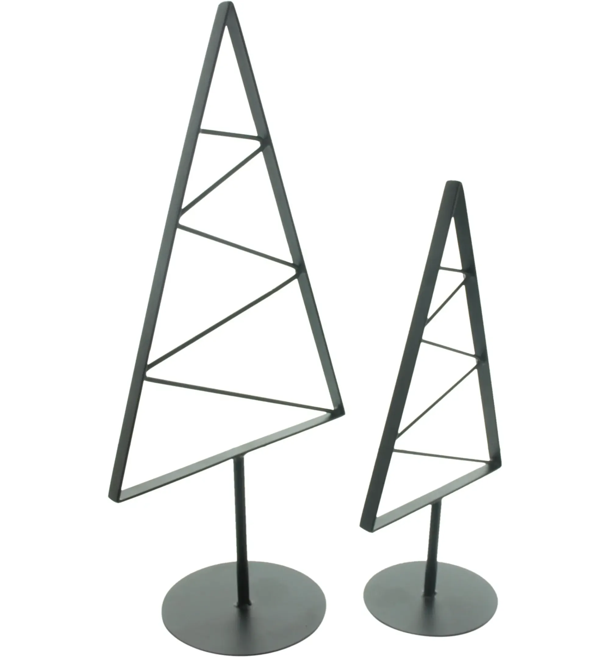 Tannenbäume|Weihnachtliche Gartendeko|Frank Handels GmbH & Co. KG Tanne "Modern", 2er Set