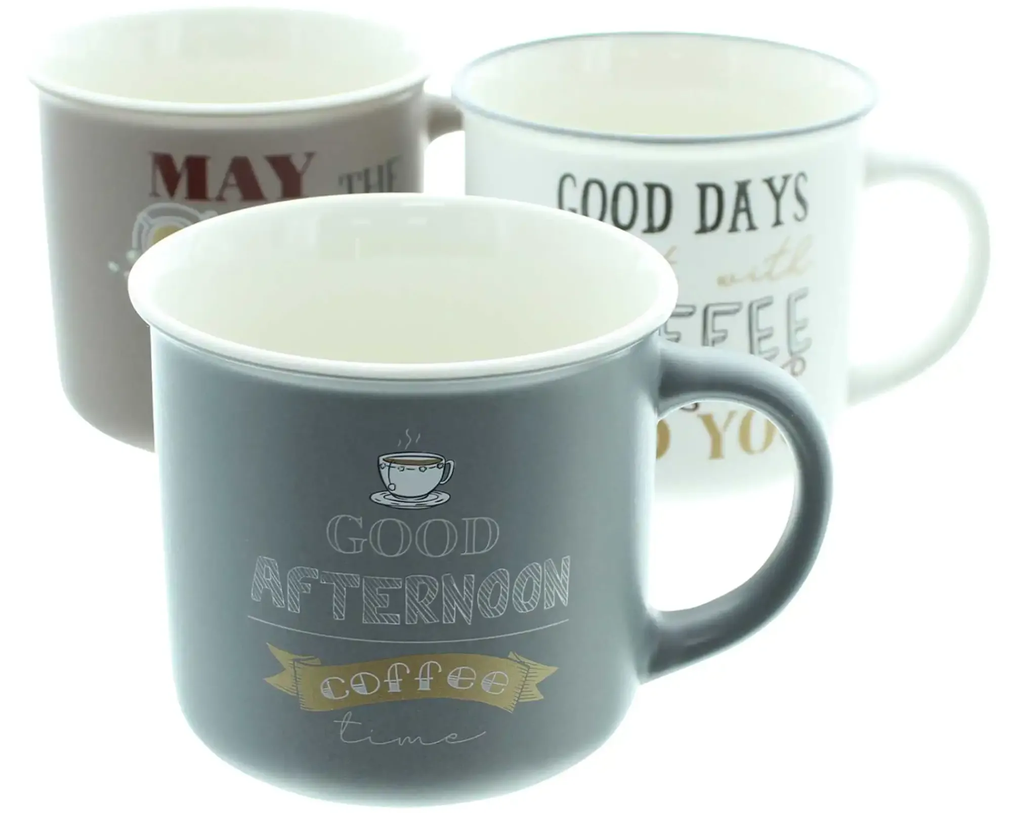 Geschirr|Küche|Frank Handels GmbH & Co. KG Tasse "Coffee", 3er Set