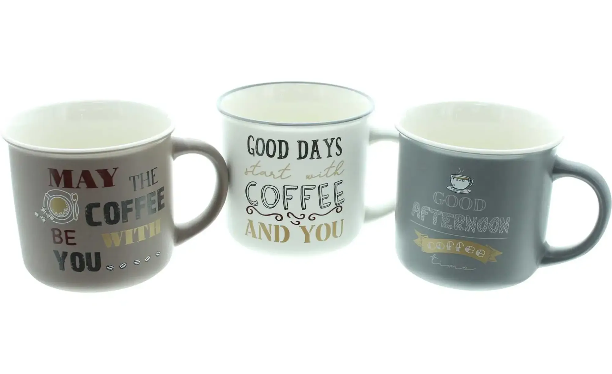 Geschirr|Küche|Frank Handels GmbH & Co. KG Tasse "Coffee", 3er Set
