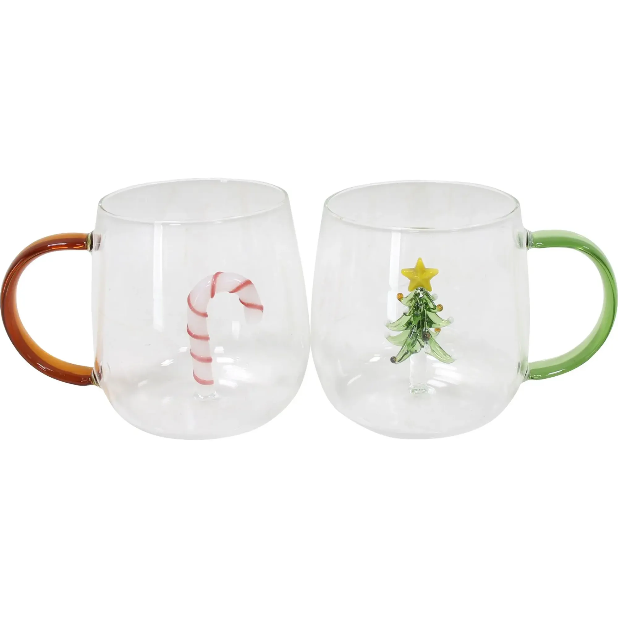 Weihnachtliche Dekofiguren|Geschirr|Frank Handels GmbH & Co. KG Tasse "Weihnachten", 2er Set