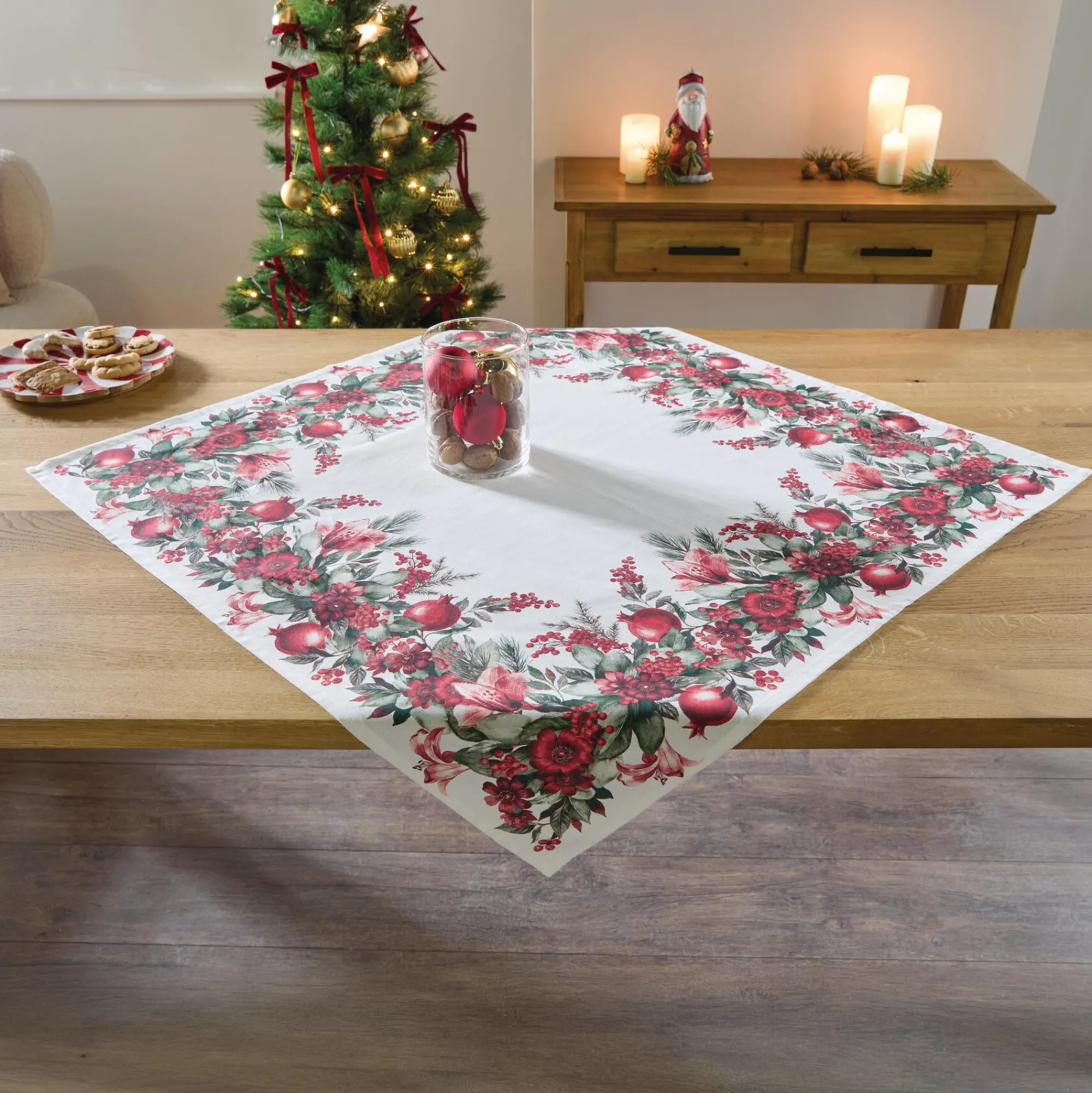 Home&Living - Weihnachten|Home&Living - Textilien|Frank Handels GmbH & Co. KG Tischdecke "Granatapfel"