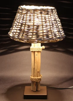 Lampen & Lampenschirme|Schlafzimmer|Frank Handels GmbH & Co. KG Tischleuchte "Treibholz-Charme"