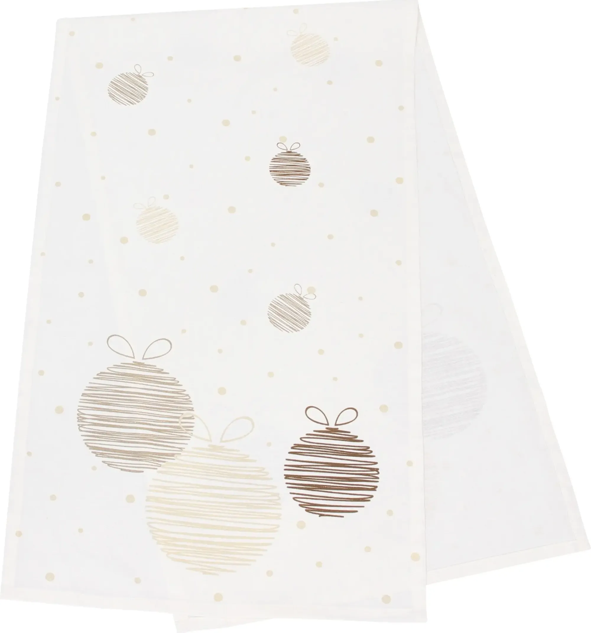 Weihnachtliche Tischwäsche|Frank Handels GmbH & Co. KG Tischläufer "Christbaumkugeln"