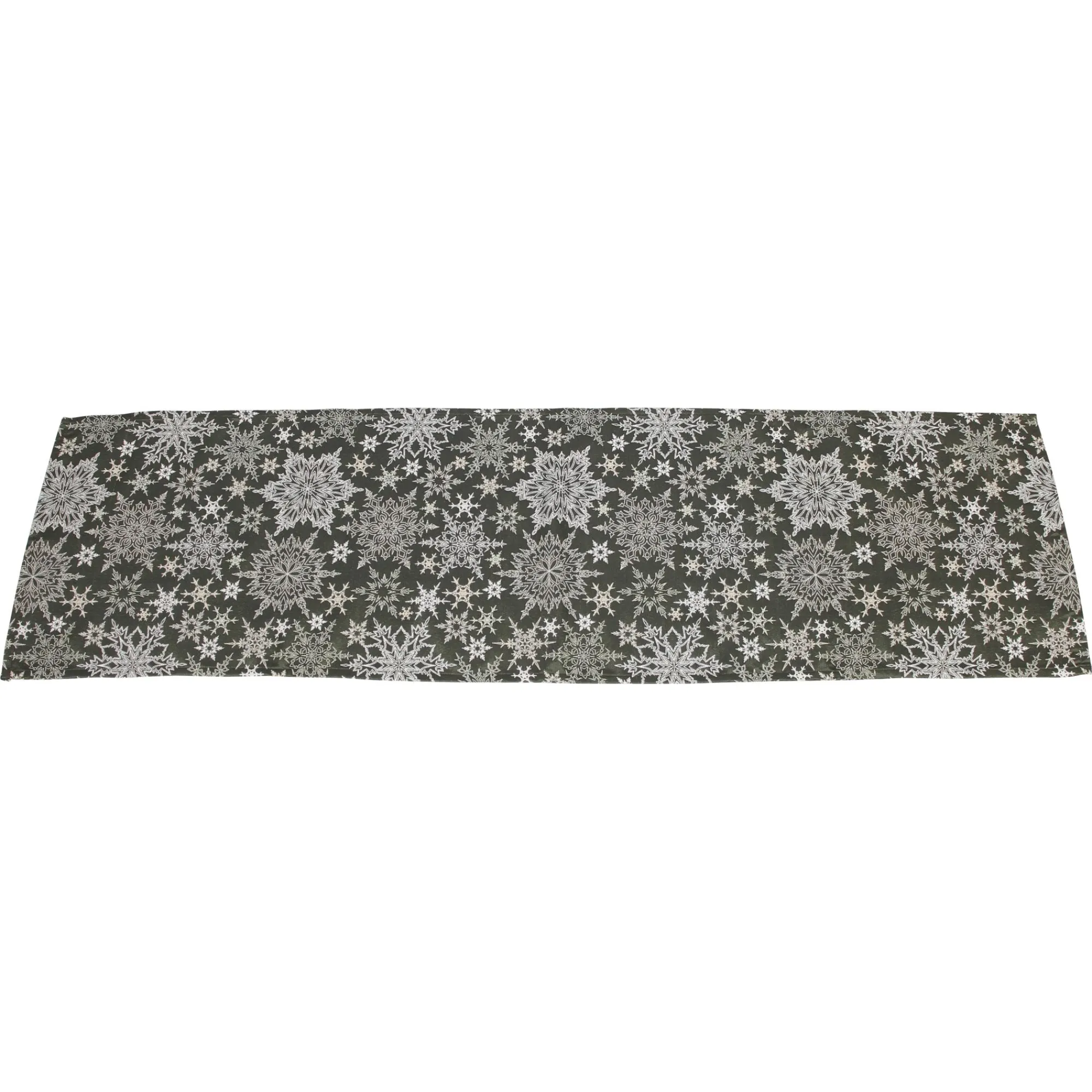 Home&Living - Weihnachten|Home&Living - Textilien|Frank Handels GmbH & Co. KG Tischläufer "Schneeflockenzierde"