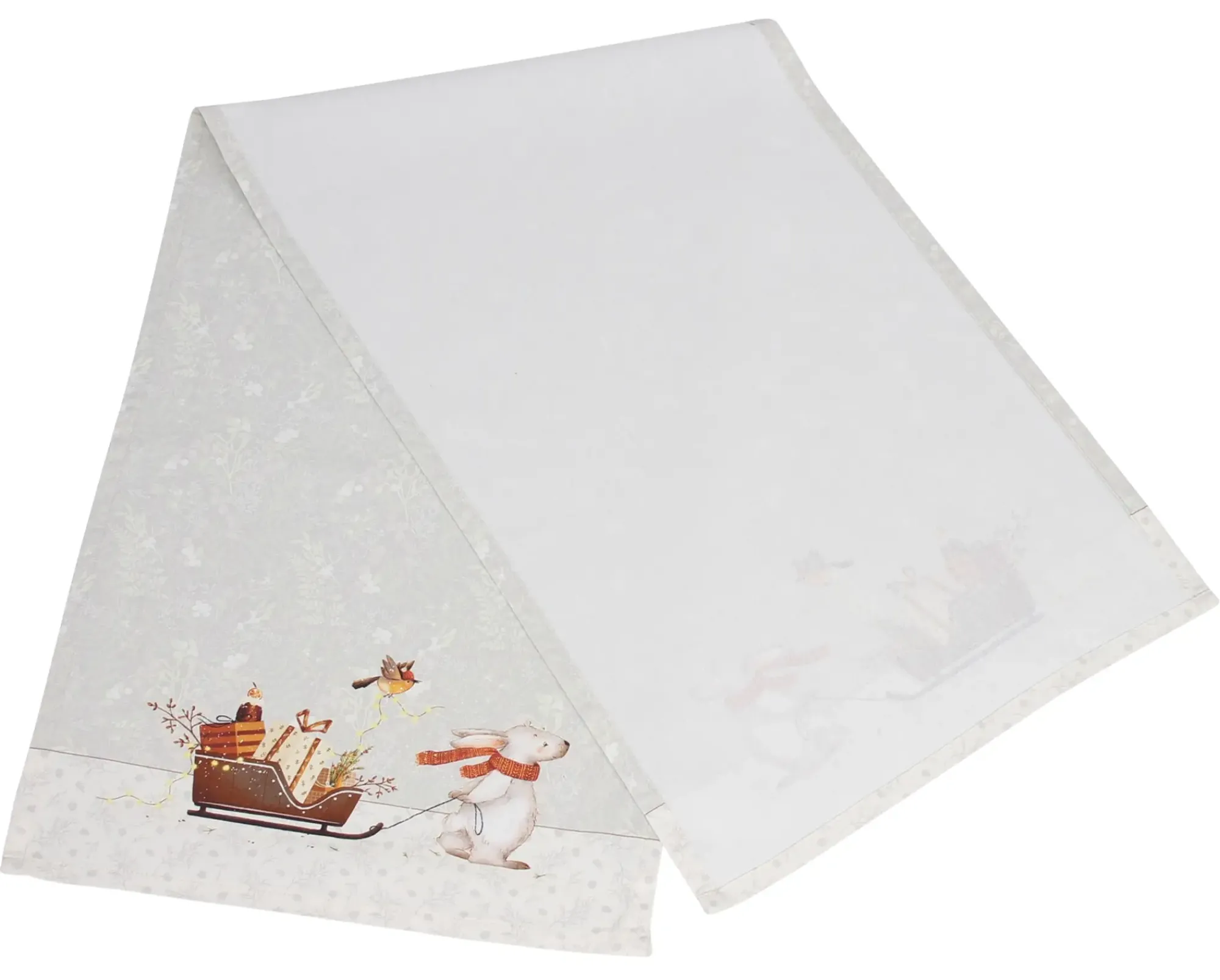 Weihnachtliche Tischwäsche|Frank Handels GmbH & Co. KG Tischläufer "Weihnachtshase"