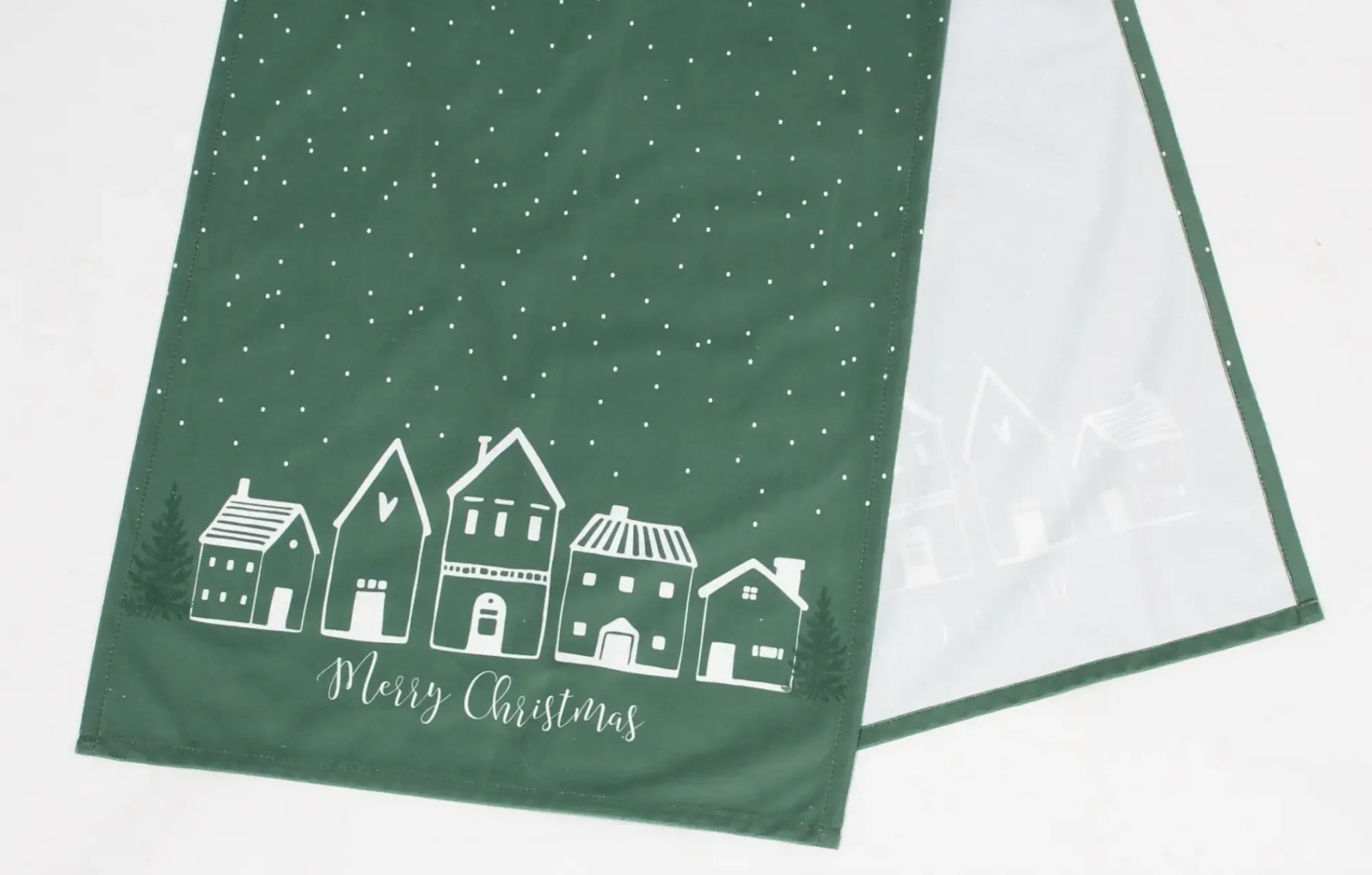 Weihnachtliche Tischwäsche|Frank Handels GmbH & Co. KG Tischläufer "Winterdorf"