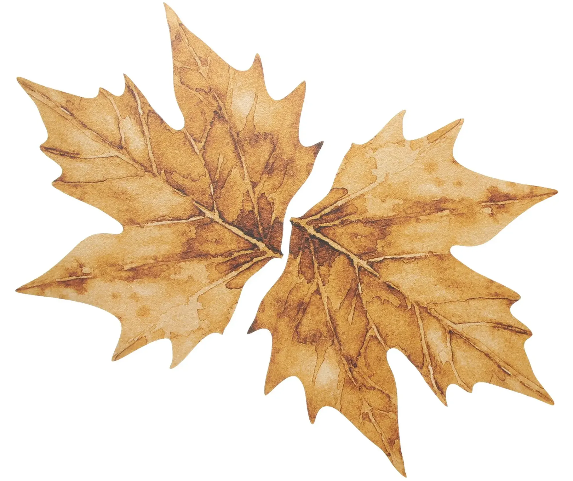 Herbstliche Tischwäsche|Frank Handels GmbH & Co. KG Tischset "Maple Leave", 2er Set
