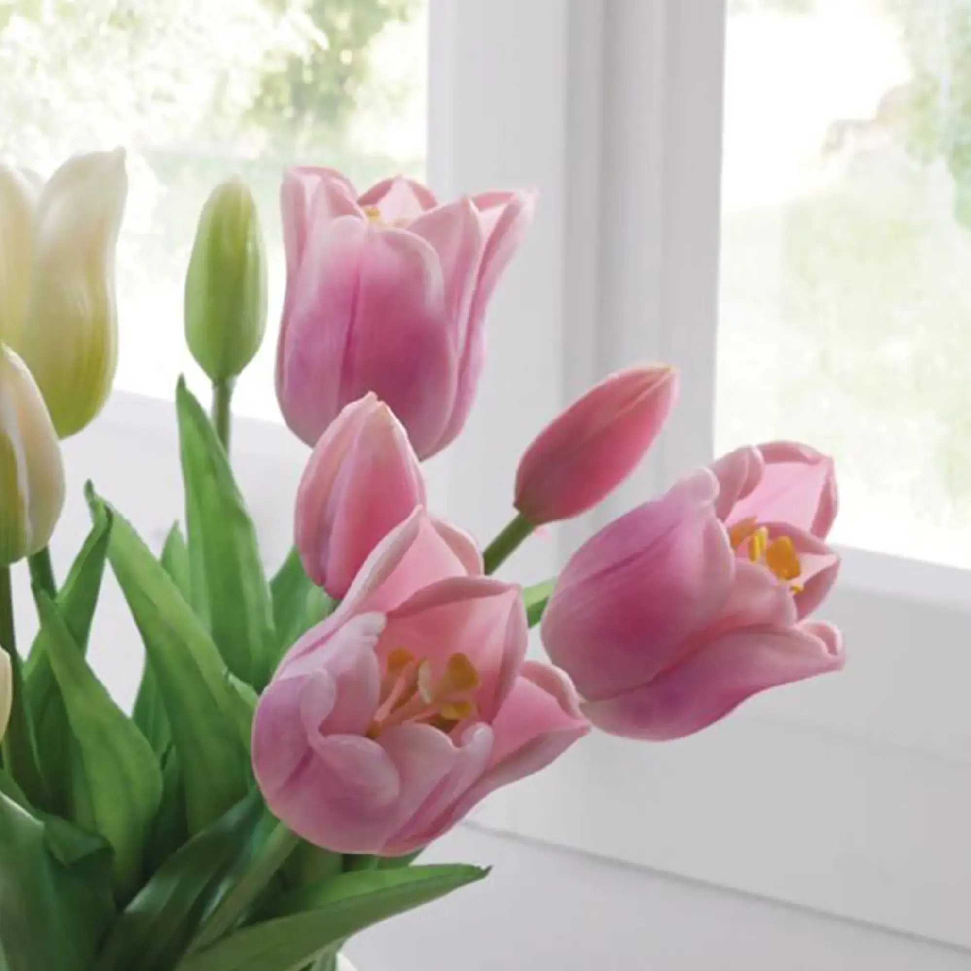Kunstpflanzen|Frank Handels GmbH & Co. KG Tulpe "Lila", 5er Set