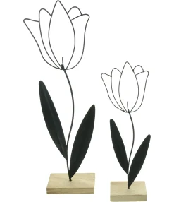 Dekosäulen|Frank Handels GmbH & Co. KG Tulpe "Modern", 2er Set