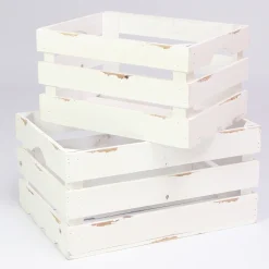 Kinderzimmer|Kisten & Dekoboxen|Frank Handels GmbH & Co. KG Universalkiste "Used-Look", 2er Set