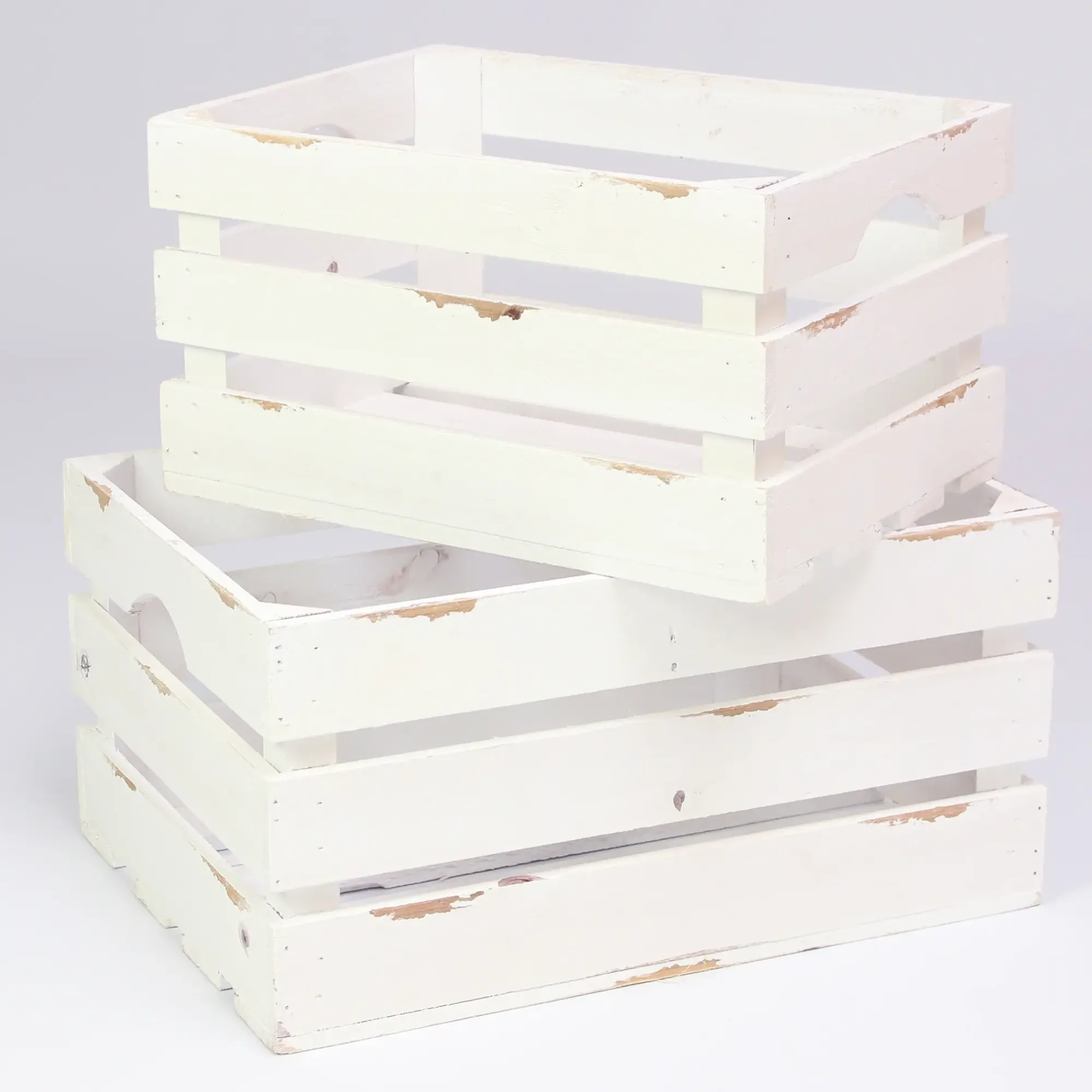 Kinderzimmer|Kisten & Dekoboxen|Frank Handels GmbH & Co. KG Universalkiste "Used-Look", 2er Set