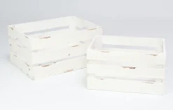 Kinderzimmer|Kisten & Dekoboxen|Frank Handels GmbH & Co. KG Universalkiste "Used-Look", 2er Set