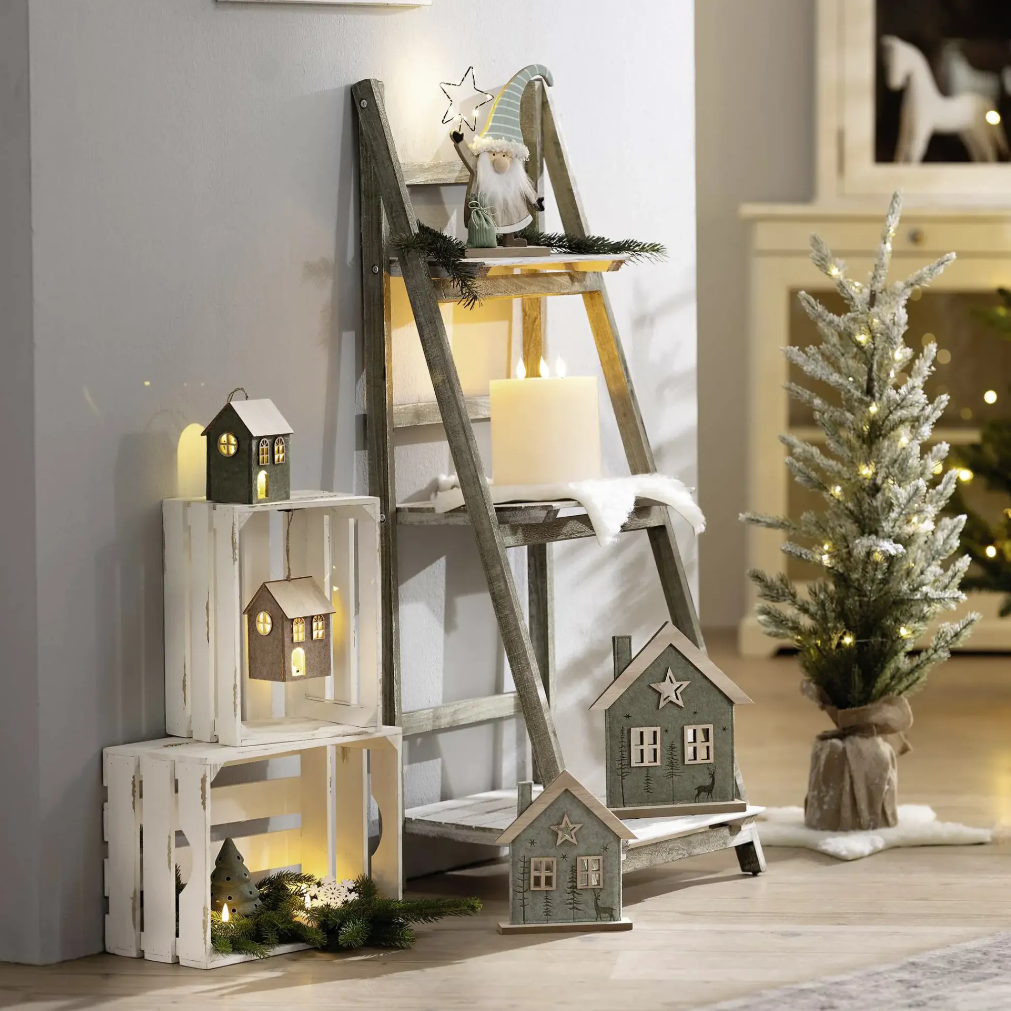 Kinderzimmer|Kisten & Dekoboxen|Frank Handels GmbH & Co. KG Universalkiste "Used-Look", 2er Set
