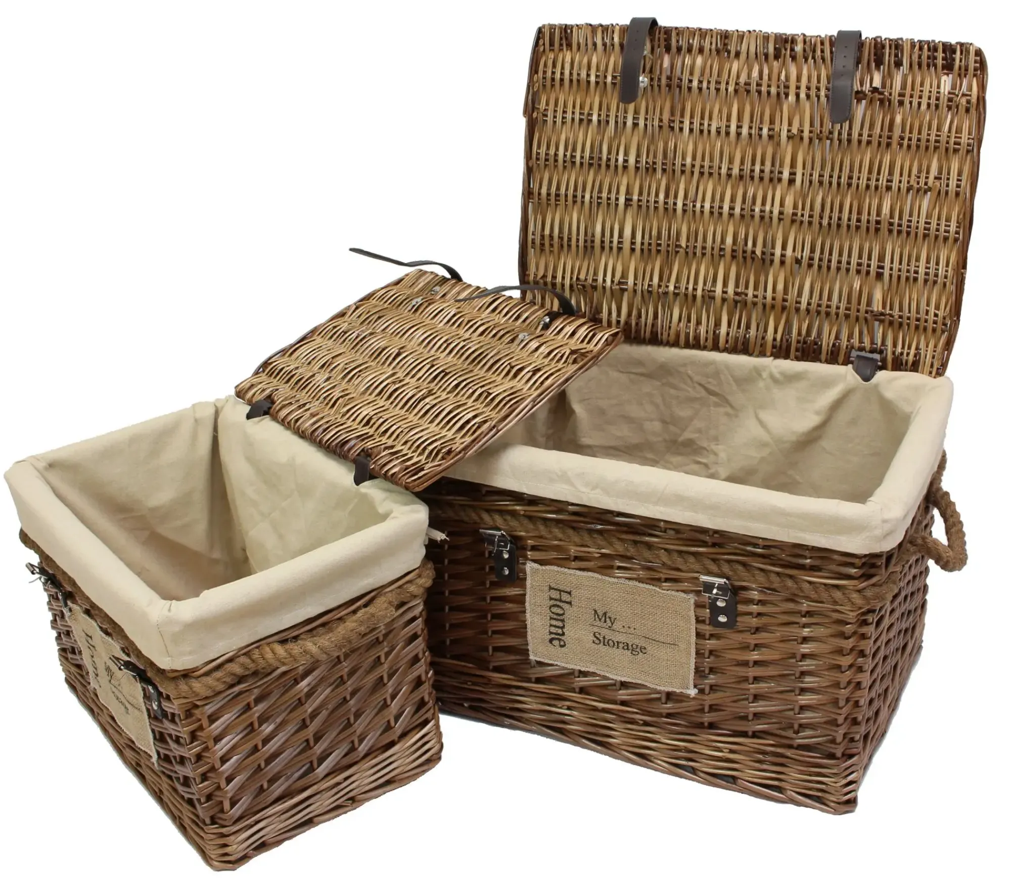 Korbtruhen|Truhen|Frank Handels GmbH & Co. KG Universaltruhe "My Storage", 2er Set