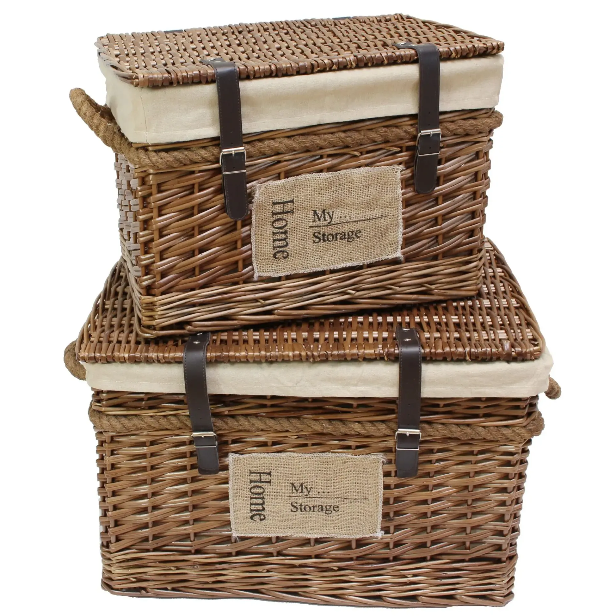 Korbtruhen|Truhen|Frank Handels GmbH & Co. KG Universaltruhe "My Storage", 2er Set