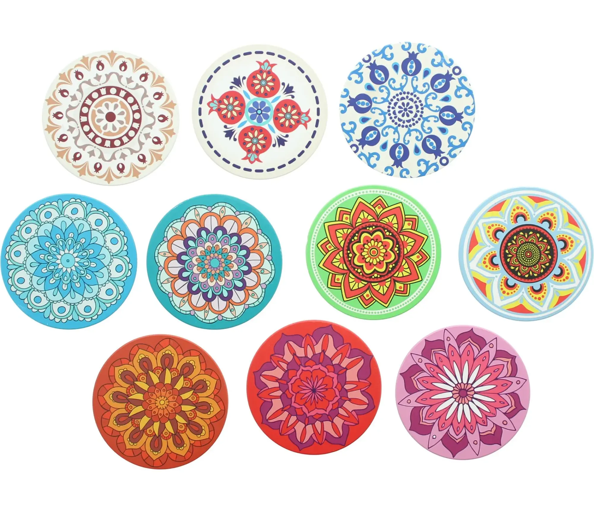 Tischsets|Küche|Frank Handels GmbH & Co. KG Untersetzer "Mandala", 10er Set