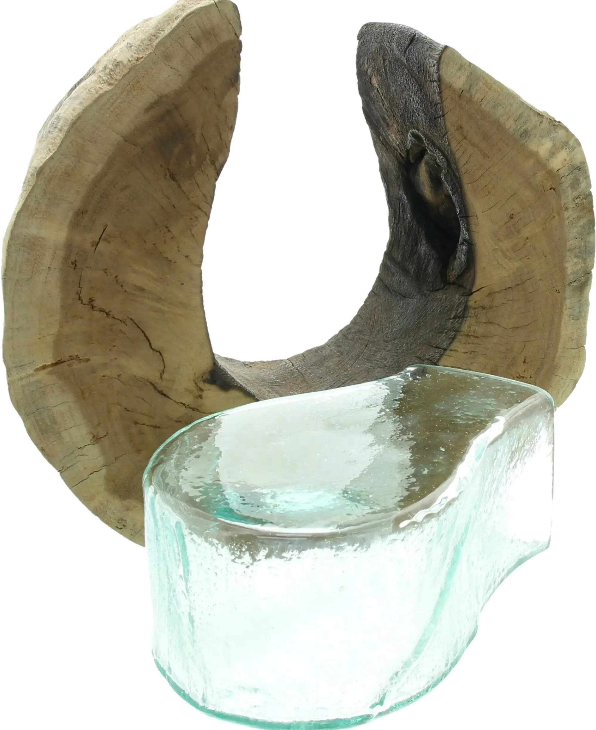 Dekovasen|Frank Handels GmbH & Co. KG Vase "Wurzelholz", rund