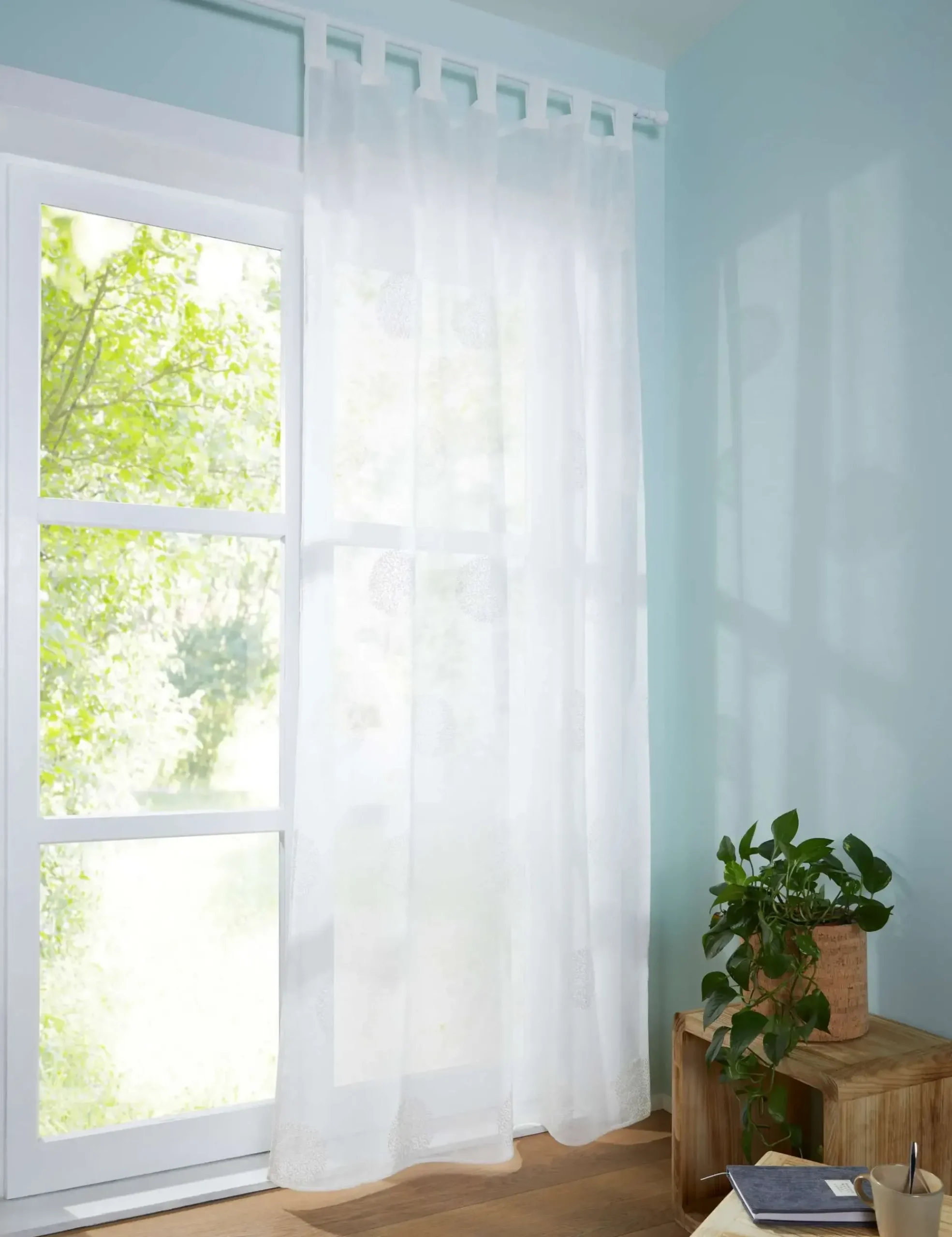 Fenstervorhänge|Frank Handels GmbH & Co. KG Vorhang "Modern Circles"