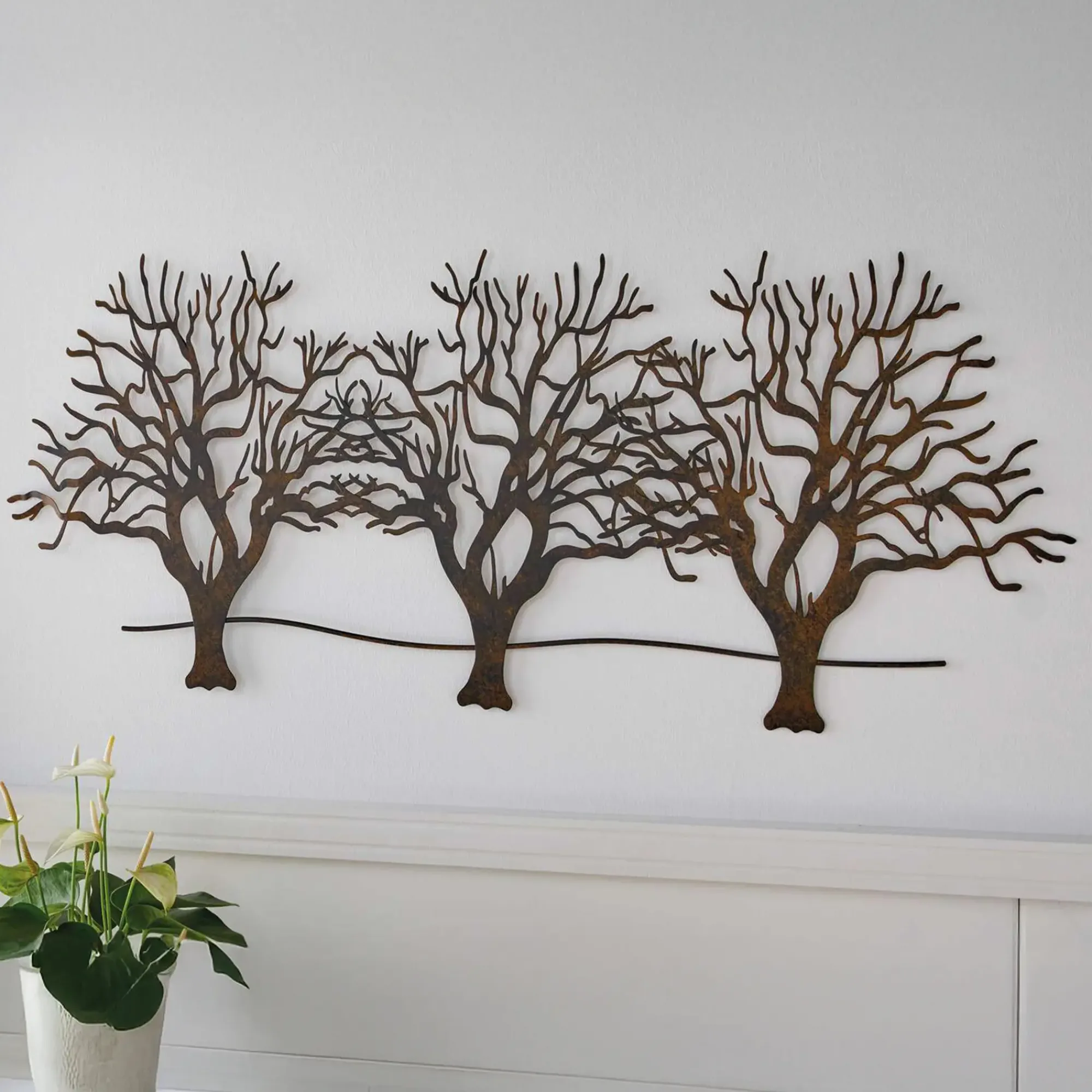 Wanddeko|Wohnzimmer|Frank Handels GmbH & Co. KG Wanddeko "Bäume"