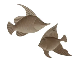 Wanddeko|Frank Handels GmbH & Co. KG Wanddeko "Fisch", 2er Set