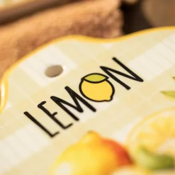 Küche|Frank Handels GmbH & Co. KG Wanddeko "Lemon", 3er Set