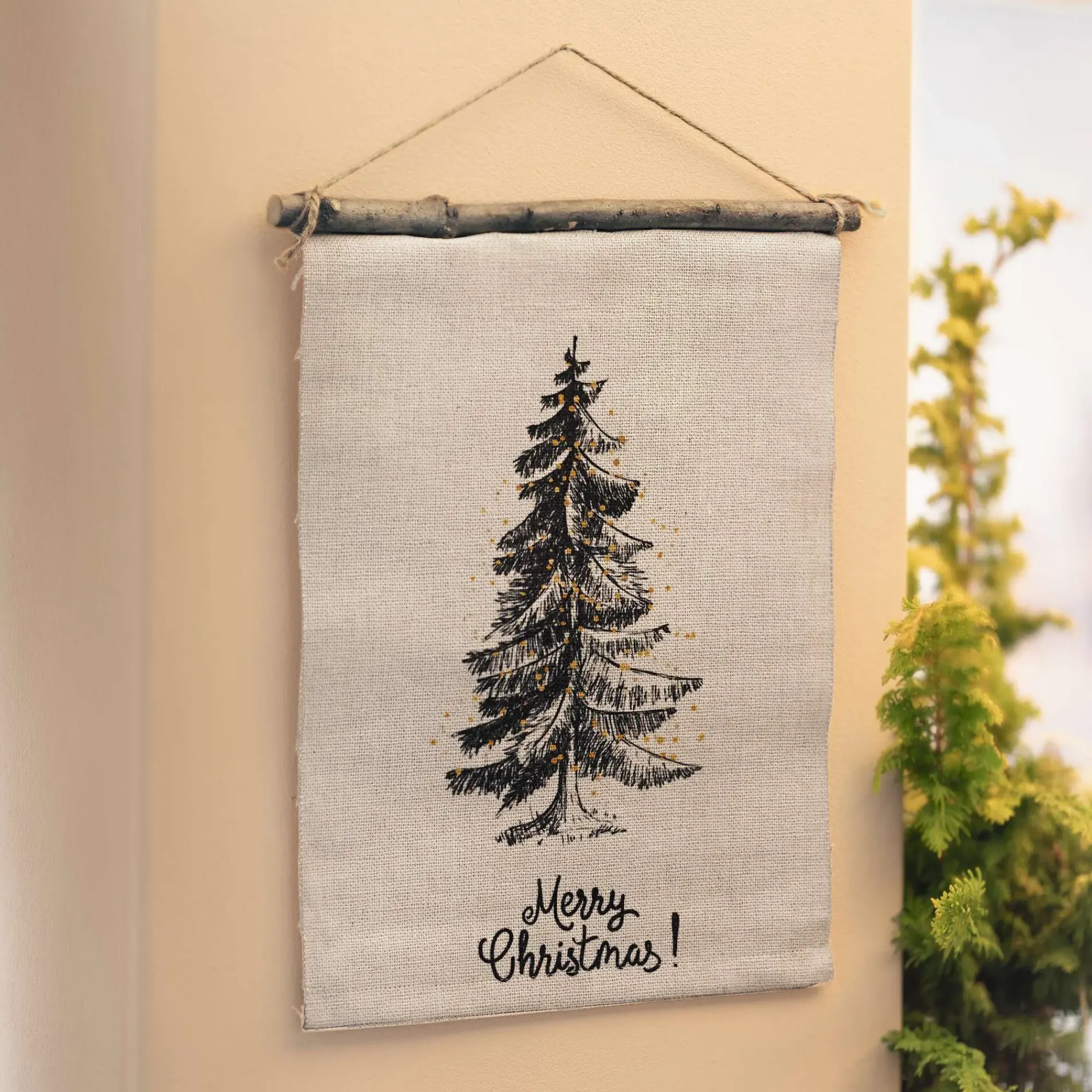 Weihnachtliche Wanddeko|Frank Handels GmbH & Co. KG Wanddeko "Merry Christmas"