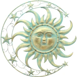 Gartendeko|Wanddeko|Frank Handels GmbH & Co. KG Wanddeko "Sonne, Mond & Sterne"