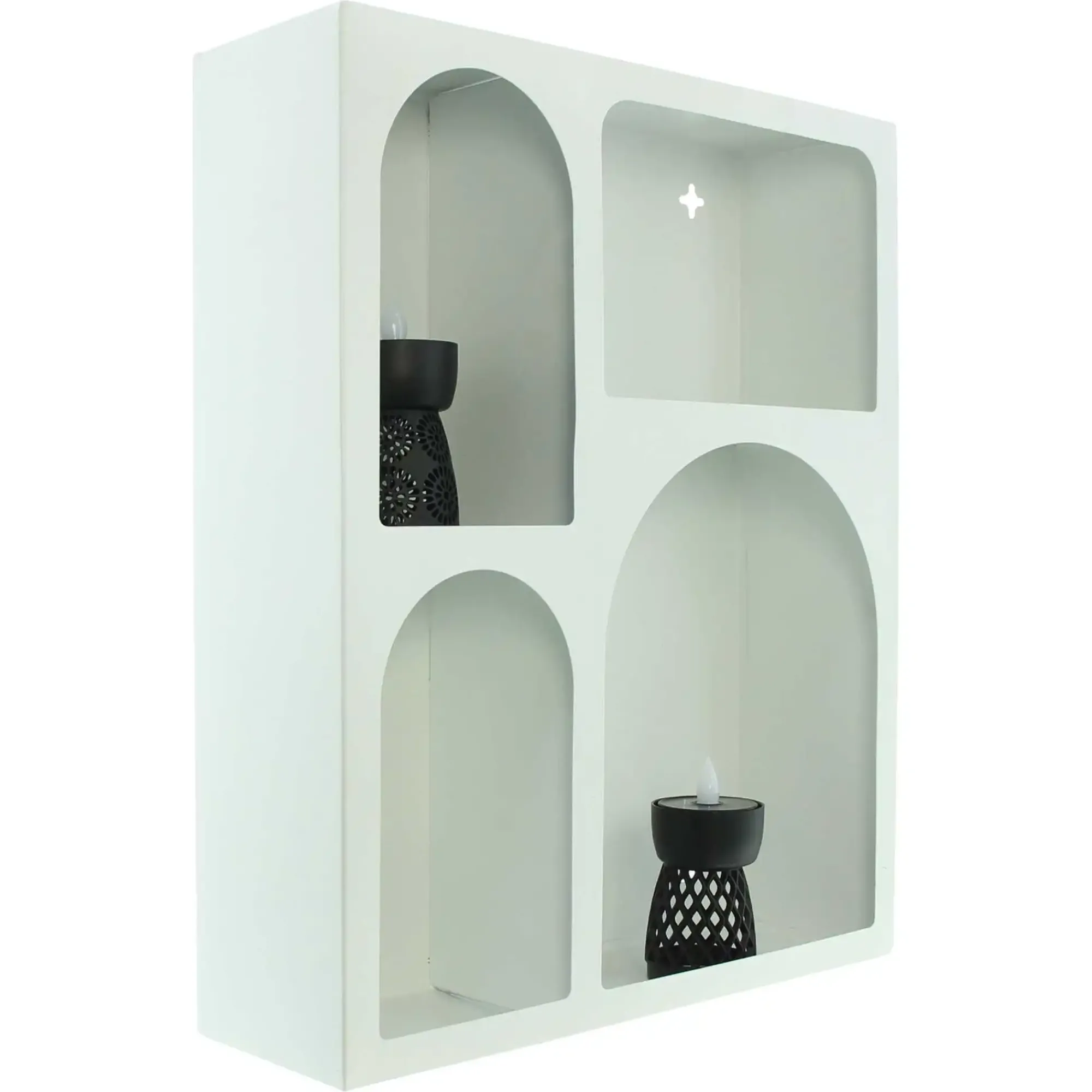 Regale|Wohnzimmer|Frank Handels GmbH & Co. KG Wandregal "Classic White"