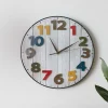 Kinderzimmer|Uhren|Frank Handels GmbH & Co. KG Wanduhr "Colorful"