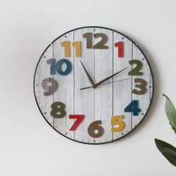 Kinderzimmer|Uhren|Frank Handels GmbH & Co. KG Wanduhr "Colorful"