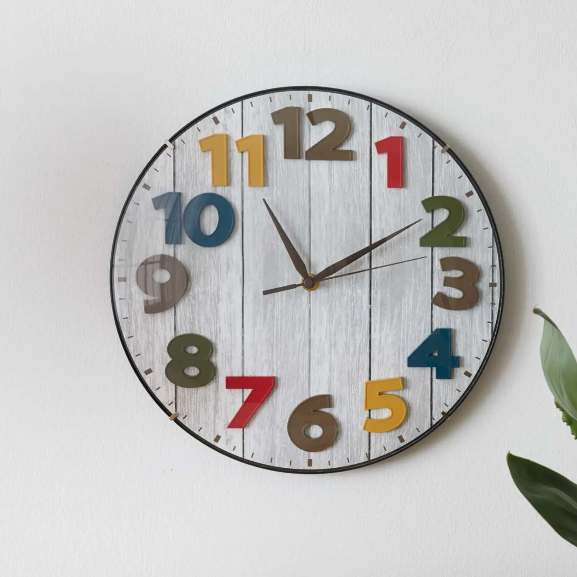 Kinderzimmer|Uhren|Frank Handels GmbH & Co. KG Wanduhr "Colorful"