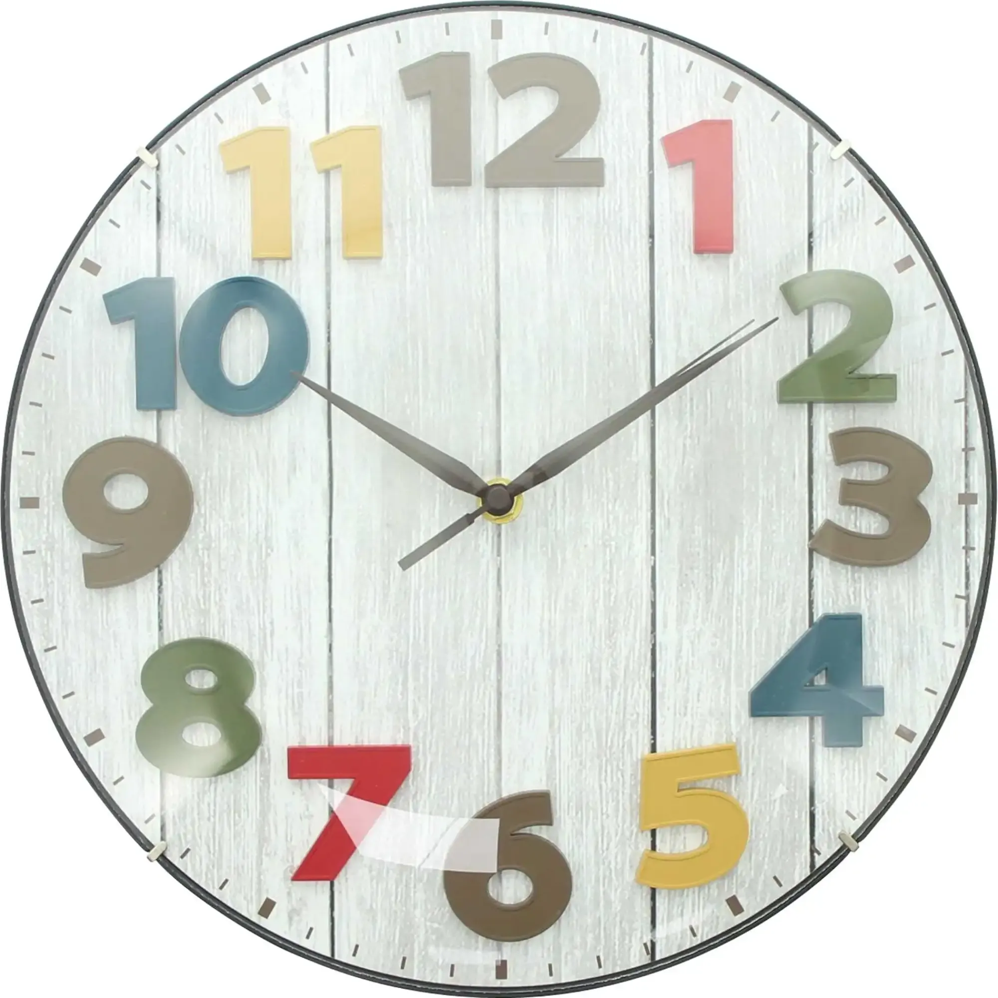 Kinderzimmer|Uhren|Frank Handels GmbH & Co. KG Wanduhr "Colorful"