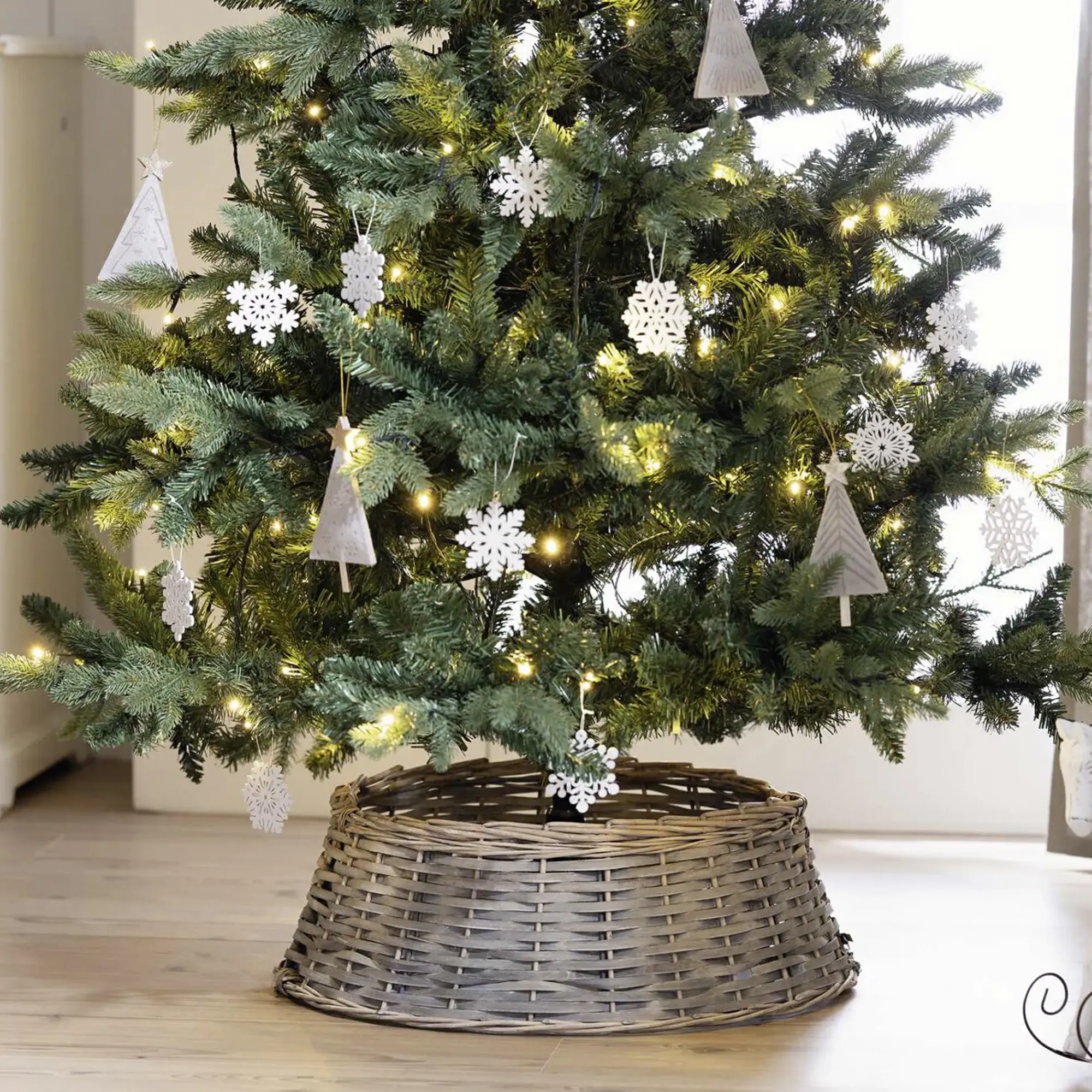 Tannenbäume|Baumschmuck|Frank Handels GmbH & Co. KG Weihnachtsbaumring "Grey"