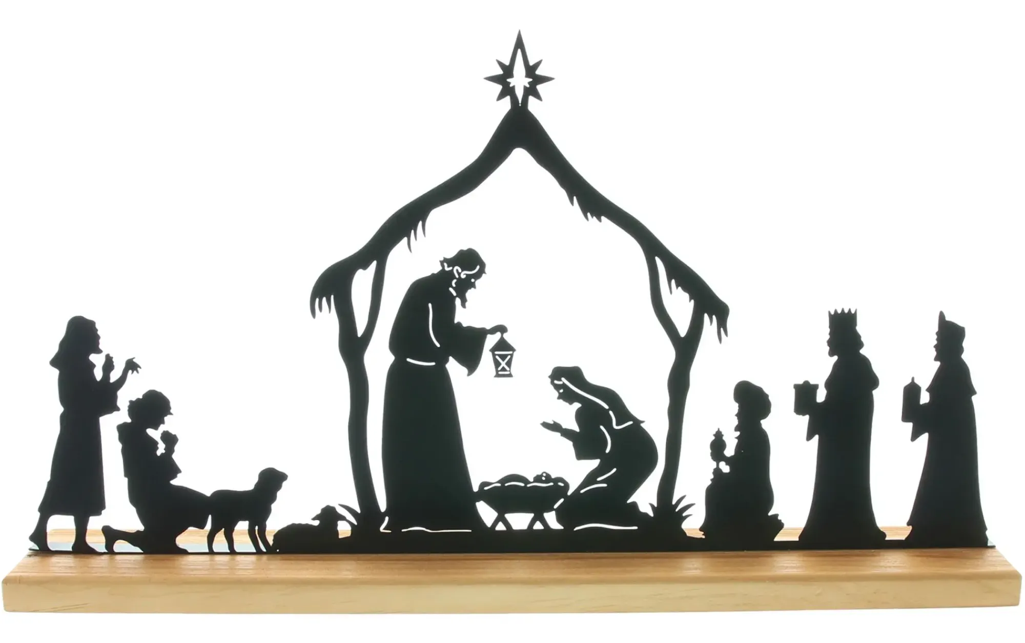 Weihnachtliche Dekofiguren|Krippen & Krippenfiguren|Frank Handels GmbH & Co. KG Weihnachtsdeko "Heiligabend"