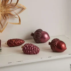 Weihnachtliche Dekofiguren|Zubehör Für Adventskränze|Frank Handels GmbH & Co. KG Weihnachtsdeko "Mauve", 4er Set