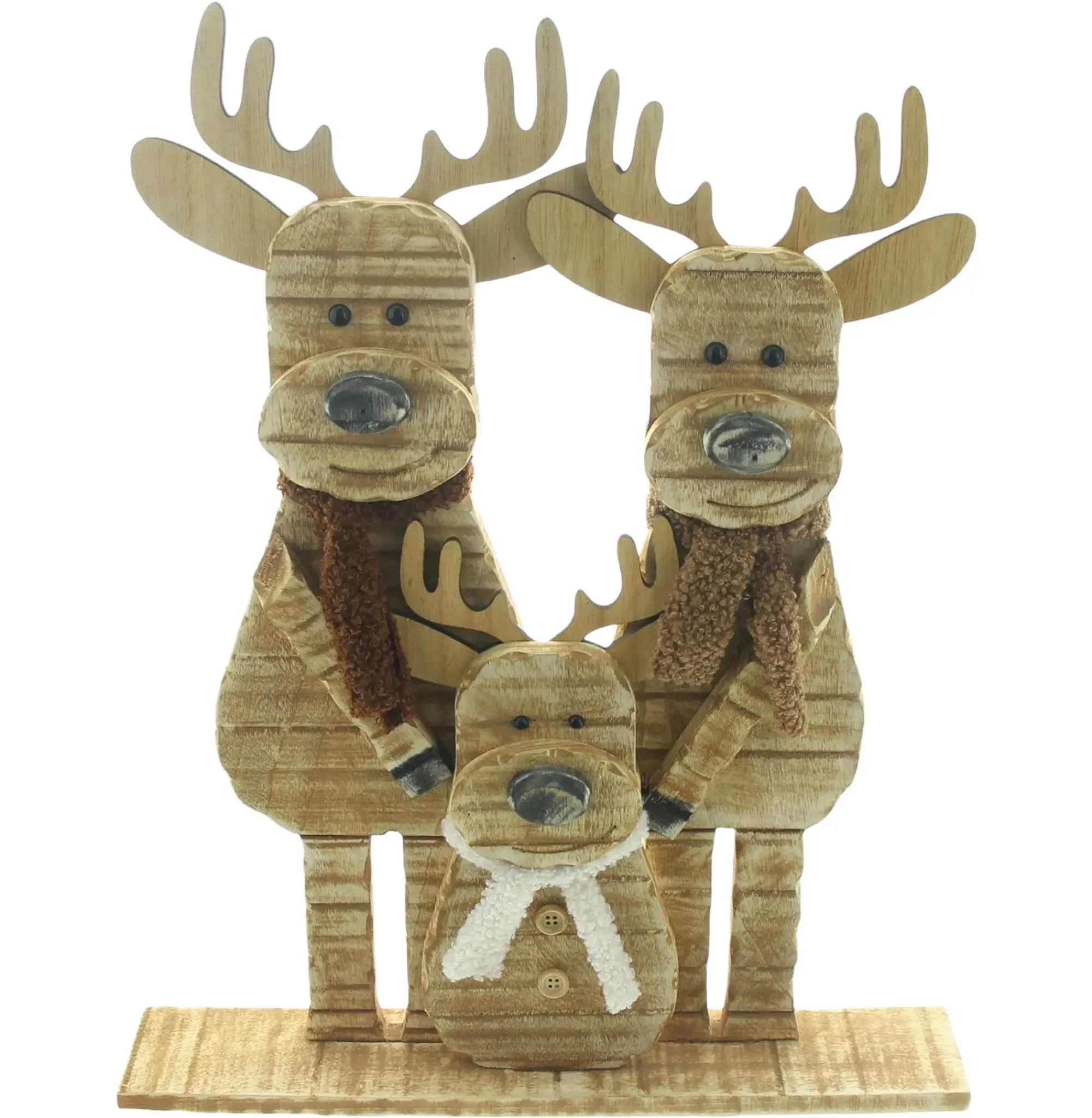 Weihnachtliche Dekofiguren|Frank Handels GmbH & Co. KG Weihnachtsdeko "Rentier-Trio"