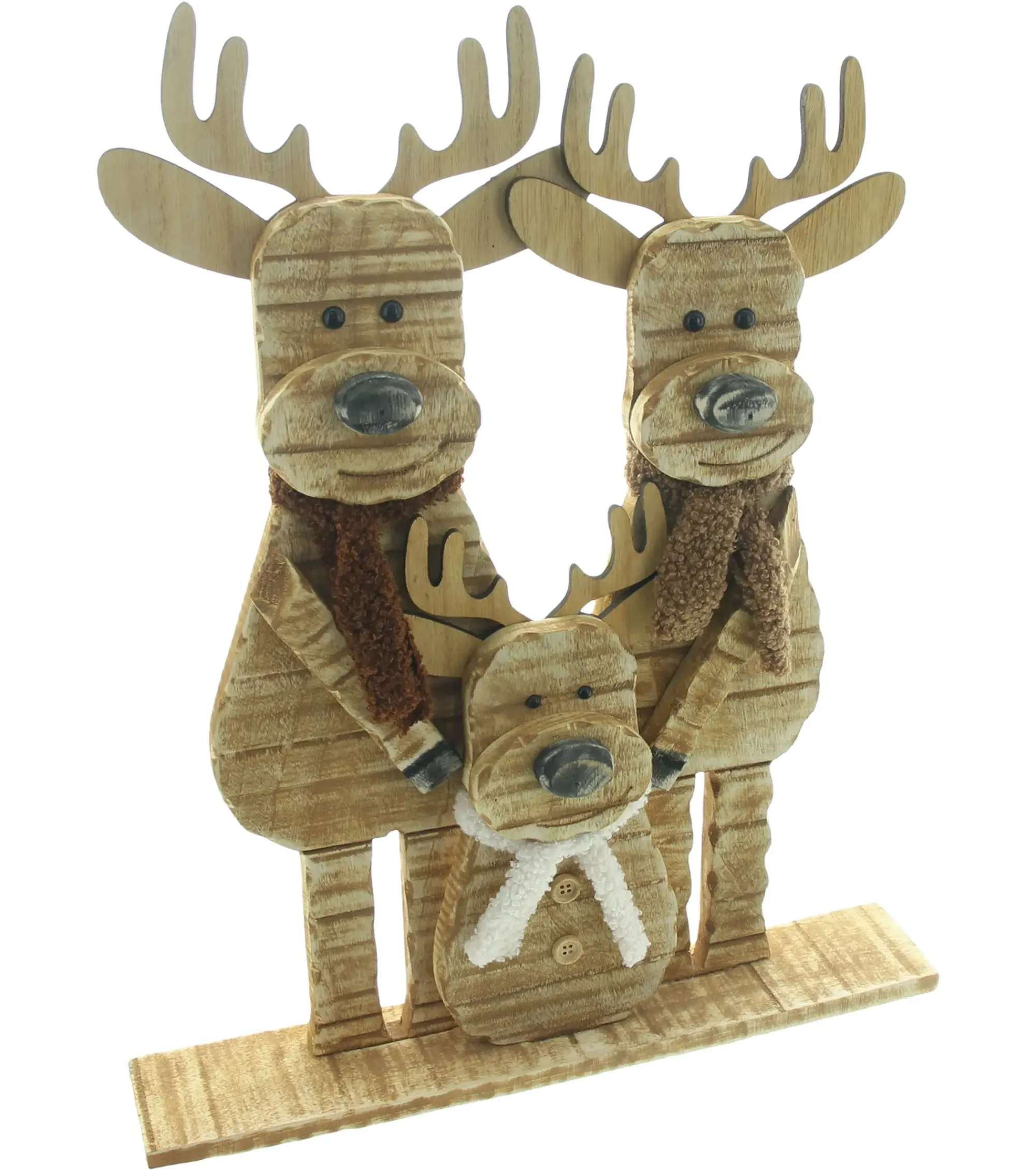 Weihnachtliche Dekofiguren|Frank Handels GmbH & Co. KG Weihnachtsdeko "Rentier-Trio"