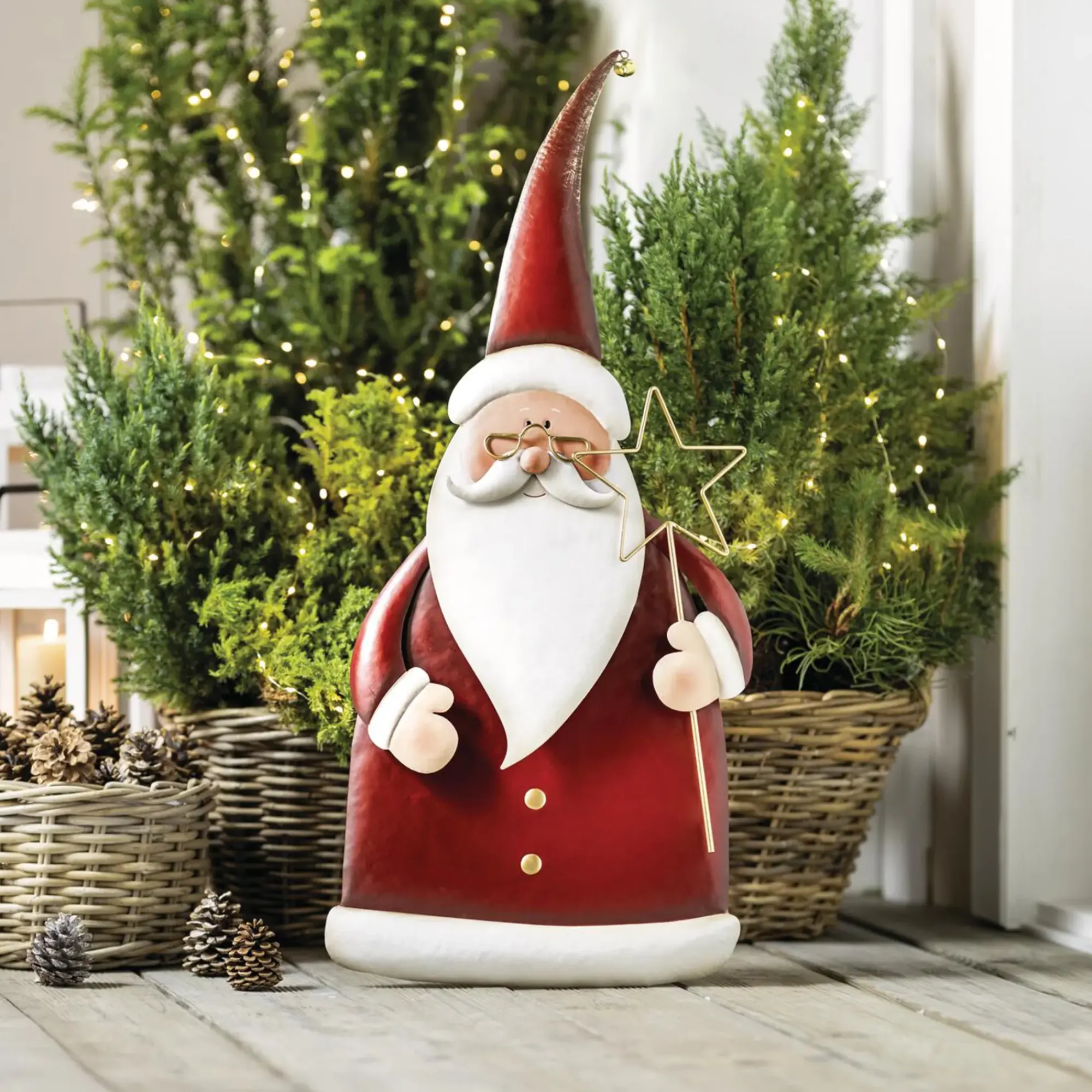 Weihnachtsmänner|Frank Handels GmbH & Co. KG Weihnachts-Figur "Santa"