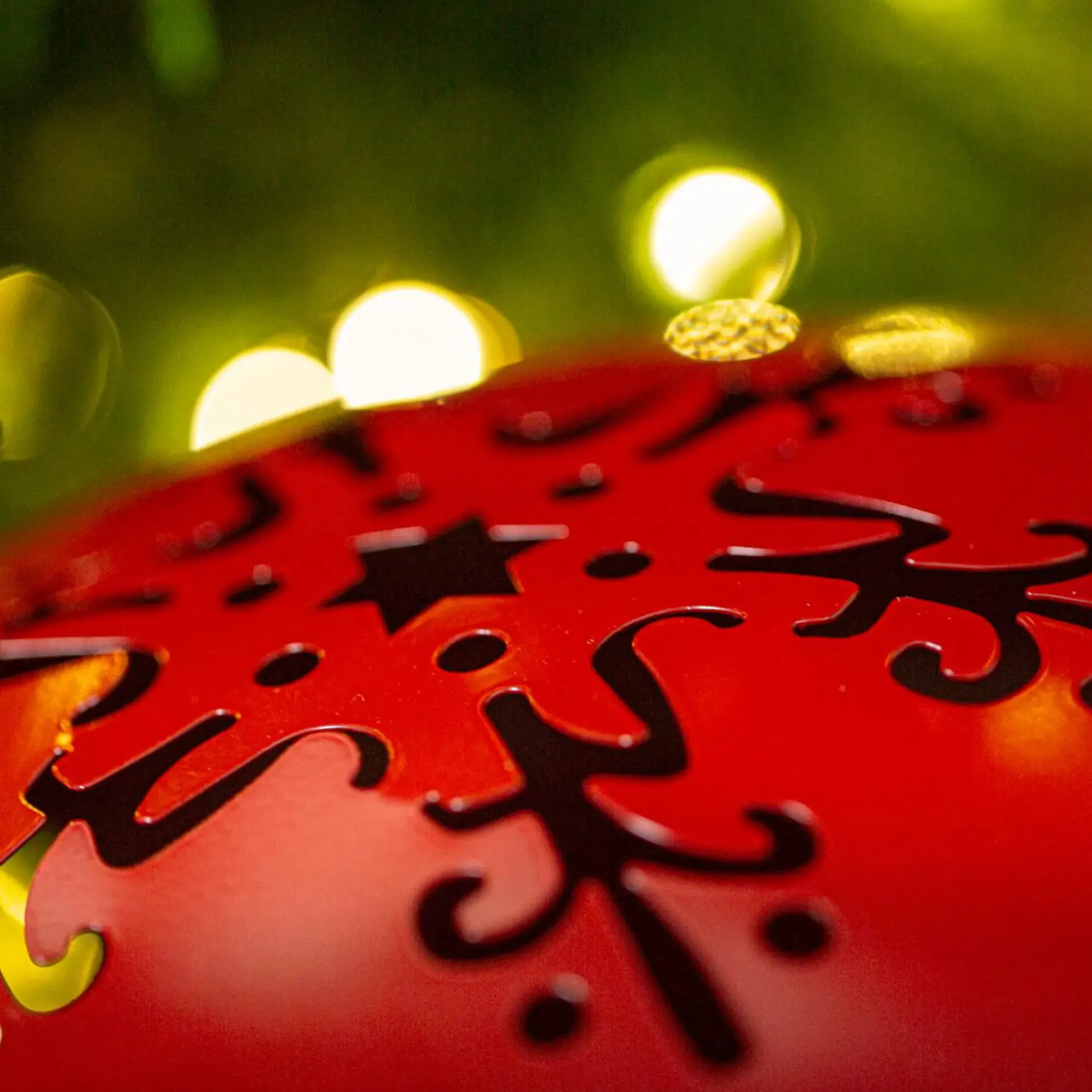 Weihnachtliche Dekokugeln|Christbaumkugeln|Frank Handels GmbH & Co. KG Weihnachtsglocke "Maxi", 2er Set
