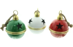 Dekohänger|Christbaumkugeln|Frank Handels GmbH & Co. KG Weihnachtsglocke "Sterne", 3er Set
