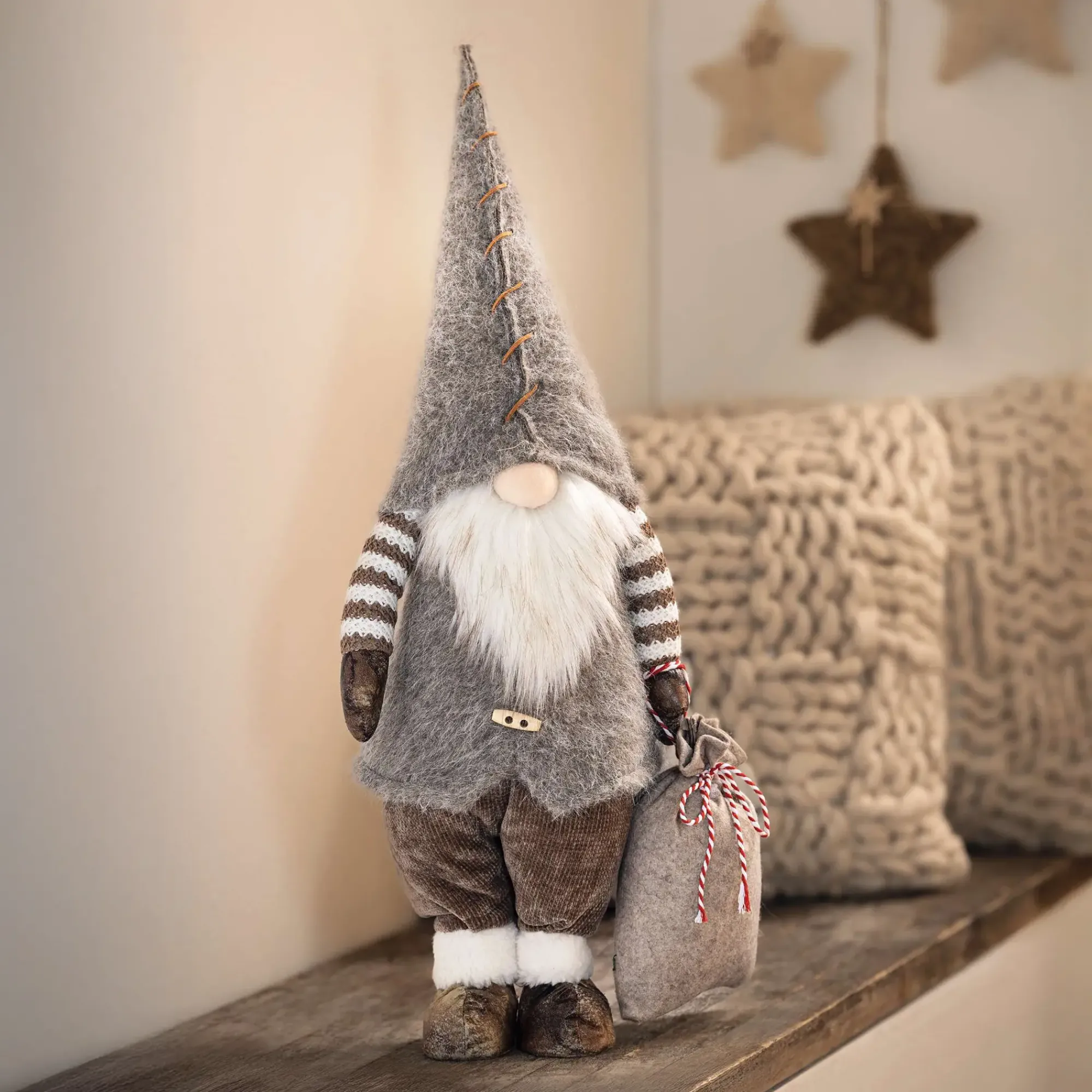Weihnachtliche Dekofiguren|Herbstliche Dekofiguren|Frank Handels GmbH & Co. KG Wichtel "Geschenkesack"