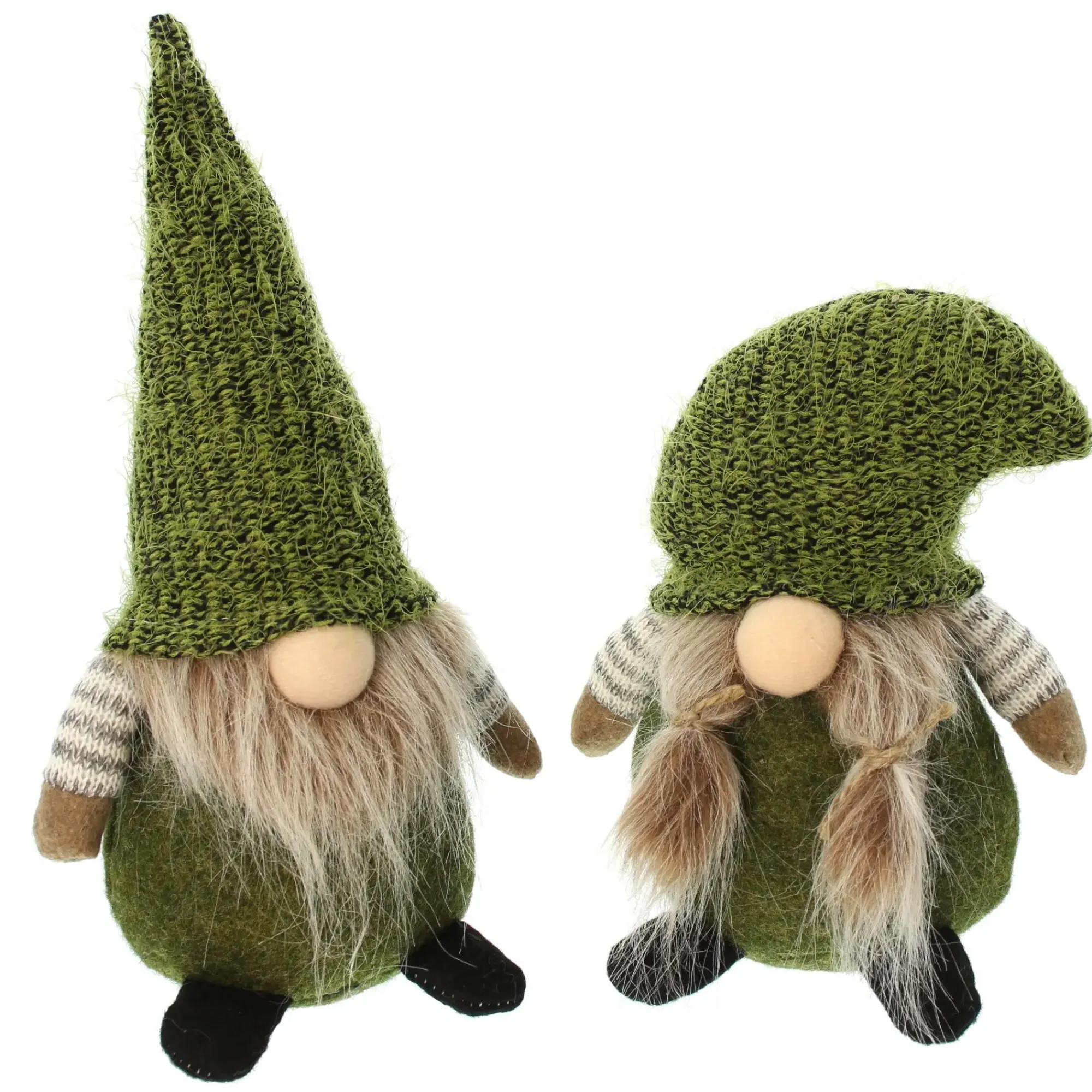 Herbstliche Dekofiguren|Dekofiguren|Frank Handels GmbH & Co. KG Wichtel "Green Bottom", 2er Set